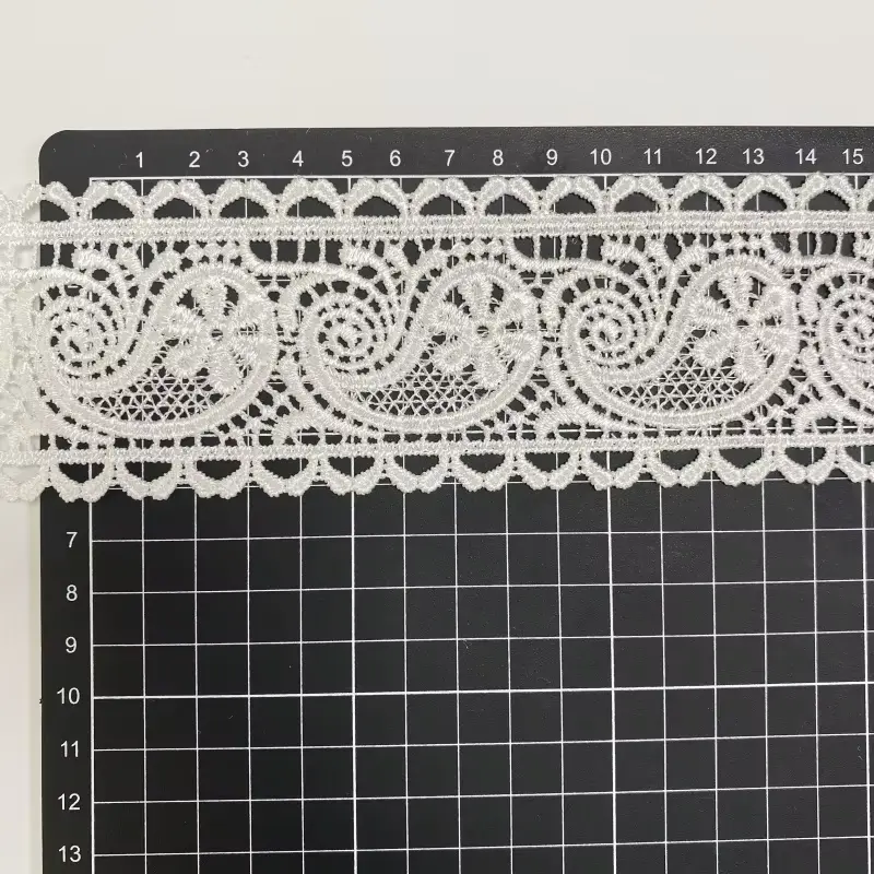 Wholesale Classic Exquisite Mesh Polyester Embroidered Lace For Women S Clothing