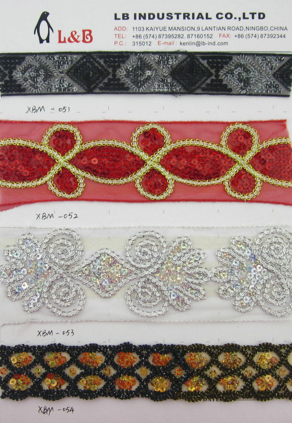 Wholesale Different Width Bling Finish Braid Elastic Sequin Lace Trim