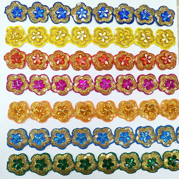 Rhinestone pitsimbipits koos selja liimi pitsiga riietumisega